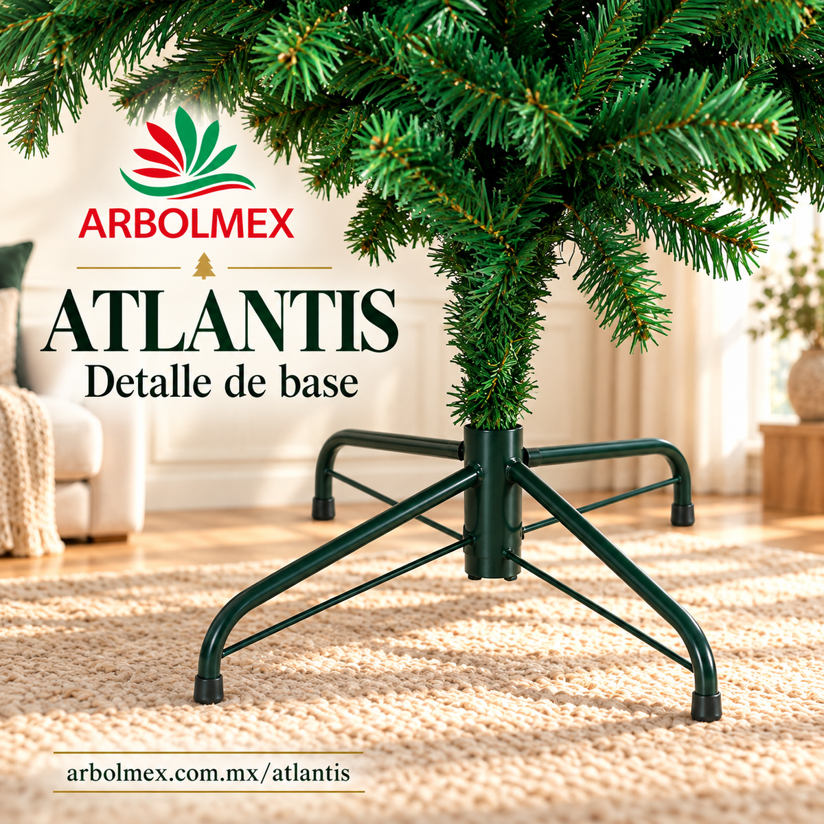 Árbol de Navidad Atlantis 160 cms.