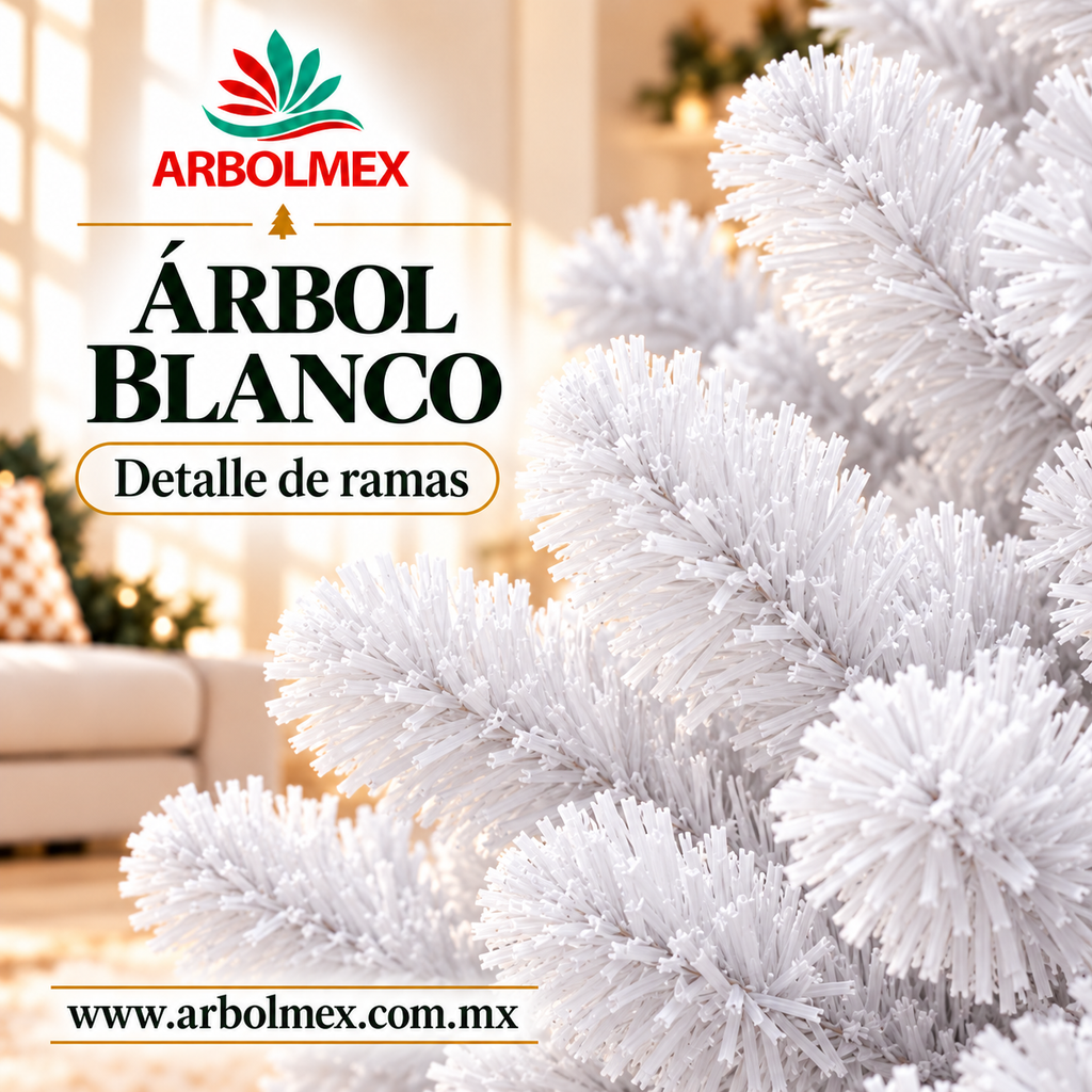 Árbol de Navidad Báltico Blanco 220 – Elegancia Pura